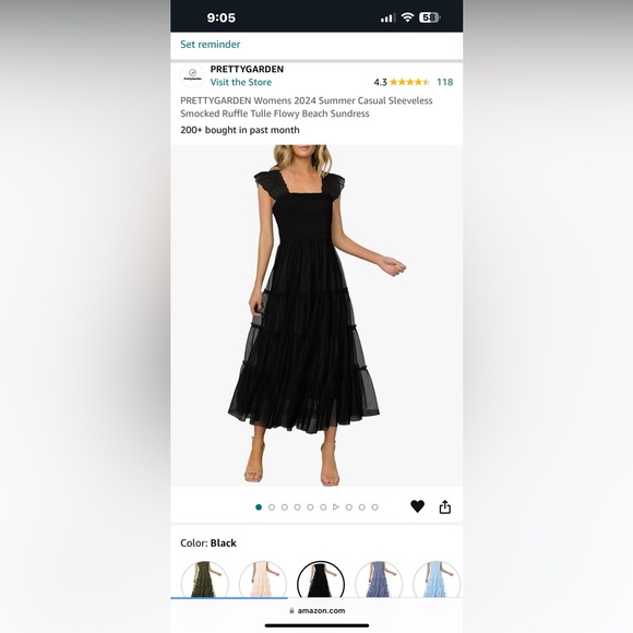 Women’s Black Dress - Picture 3 of 3